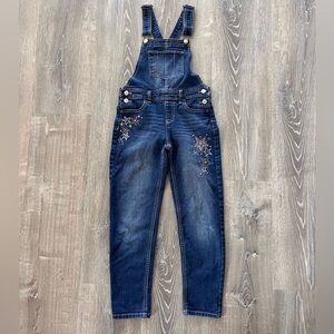 Jordache Embellished Denim Overalls size 7/8